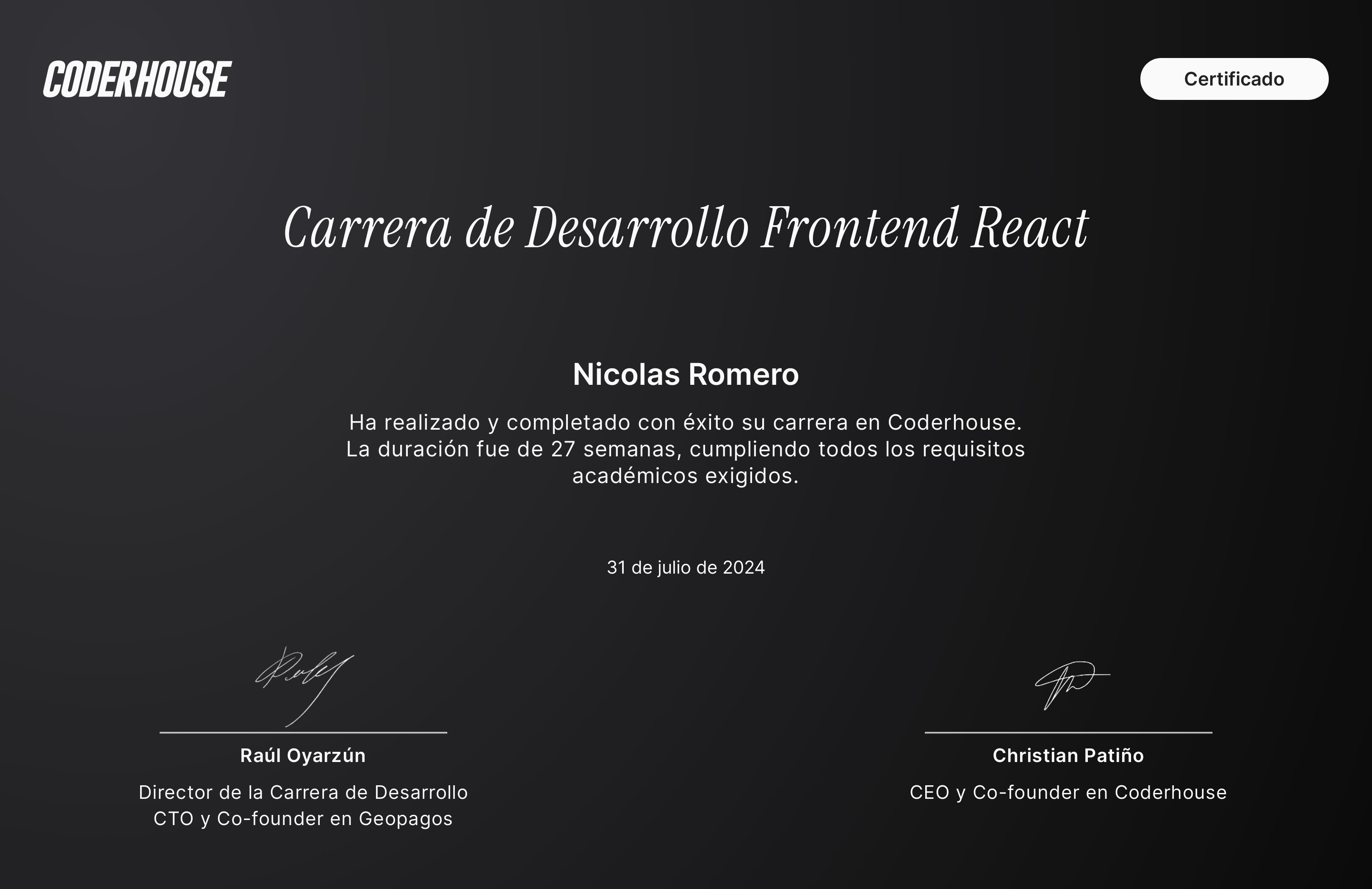 Frontend React